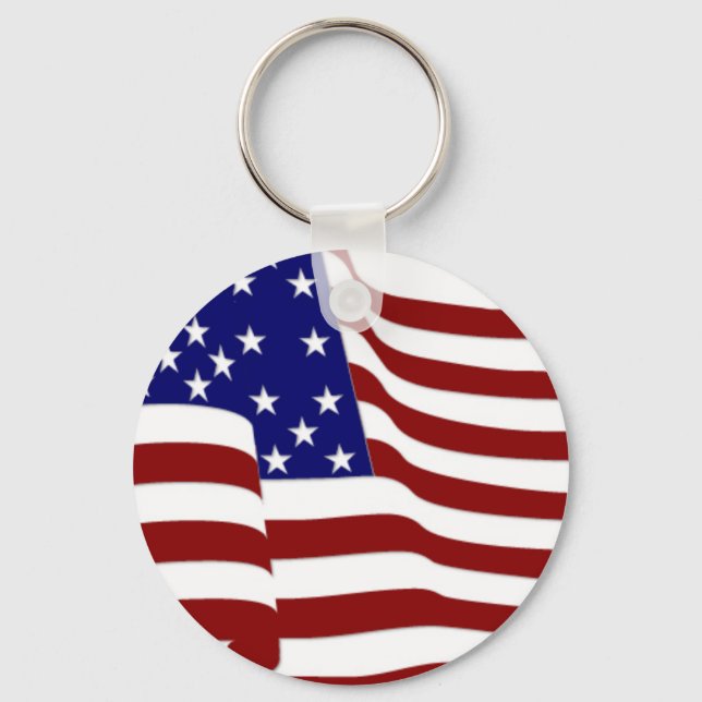 Porte-clés Drapeau américain (Recto)