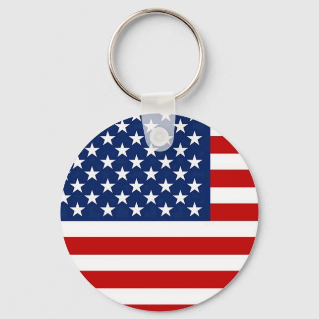 Porte-clés Drapeau américain (Recto)