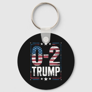 Porte-clés Drapeau américain 0-2 Trump 2024