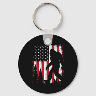 Porte-clés Drapeau américain 4 juillet Bigfoot Patriotique Ki