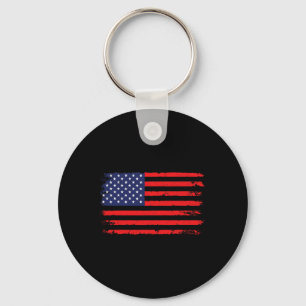 Porte-clés Drapeau américain 4 juillet Drapeau américain État