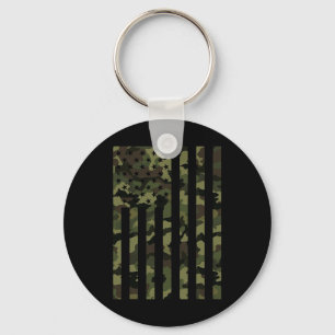Porte-clés Drapeau américain camouflage Camo Usa Hommes Garço