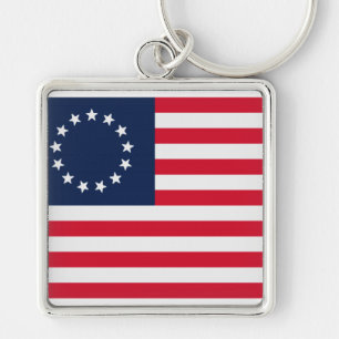 Porte-clés Drapeau américain d'étoiles de Betsy Ross 13