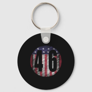 Porte-clés Drapeau américain du président Biden Harris 2024