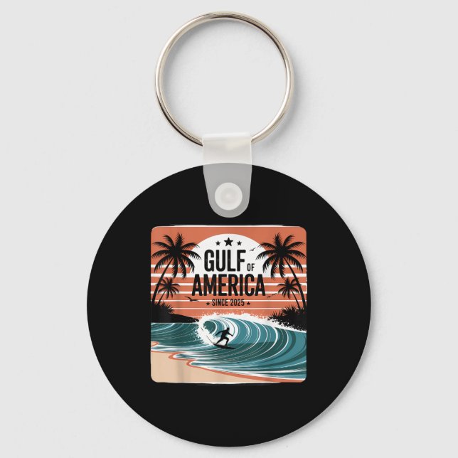 Porte-clés Drapeau Américain G 2025 Du Golfe Des Etats-Unis E (Recto)