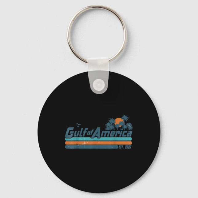 Porte-clés Drapeau Américain G 2025 Du Golfe Des Etats-Unis E (Recto)