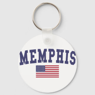 Porte-clés Drapeau américain Memphis
