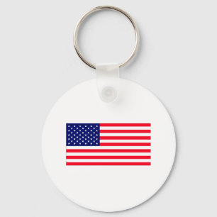 Porte-clés Drapeau américain MUSEUM Zazzle