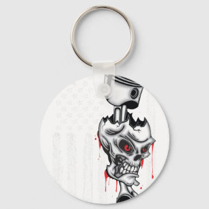 Porte-clés Drapeau Américain Piston Muscle Car 6
