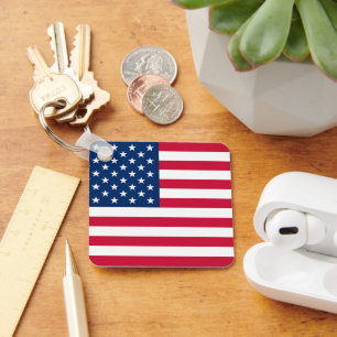 Porte-clés Drapeau américain Porte - clé cadeau patriotique