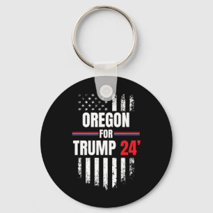 Porte-clés Drapeau américain Trump 2024
