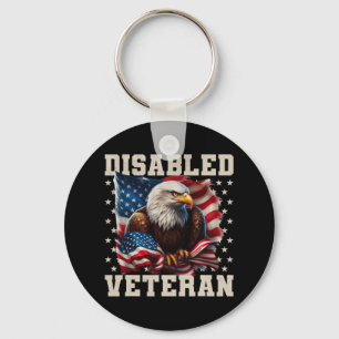 Porte-clés Drapeau américain vétéran handicapé militaire sold