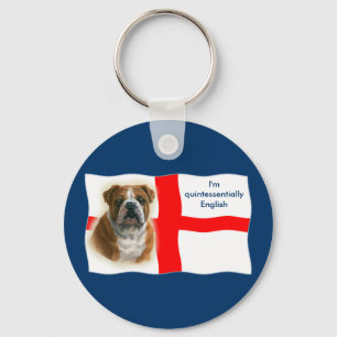 Porte-clés Drapeau anglais et Porte - clé bulldog