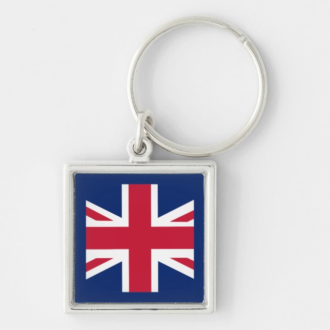 Porte-clés Drapeau anglais patriotique (Devant)