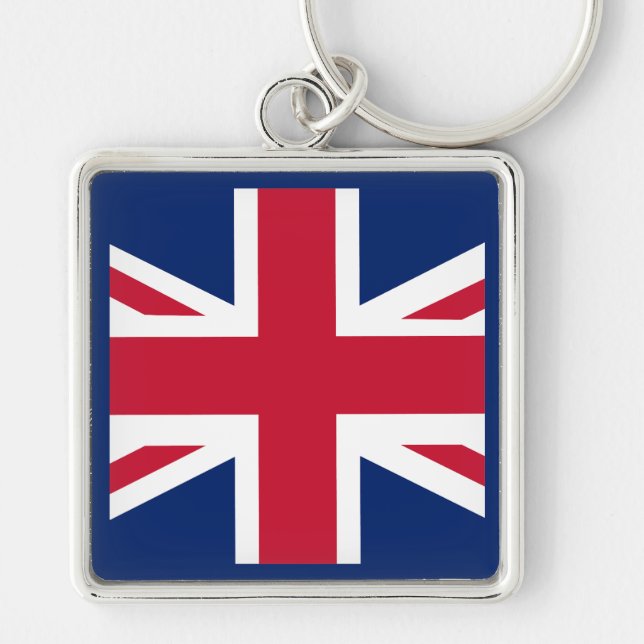 Porte-clés Drapeau anglais patriotique (Devant)