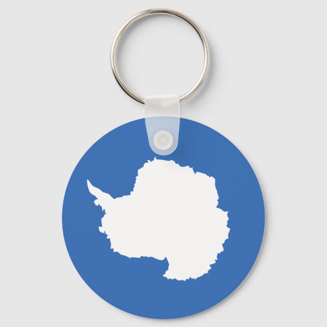 Porte-clés Drapeau Antarctique (Recto)