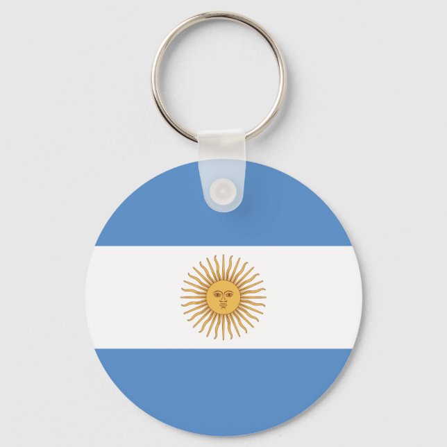 Porte-clés Drapeau Argentine (Recto)