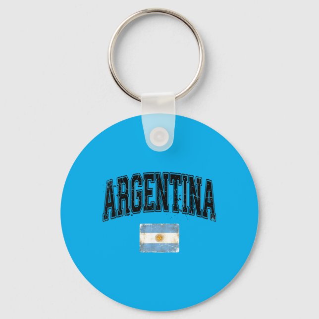 Porte-clés Drapeau Argentine Cadeau Argentine Patrimoine hisp (Recto)
