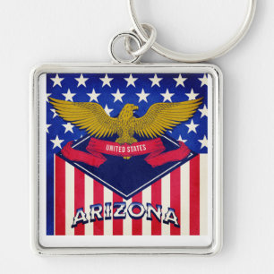 Porte-clés Drapeau Arizona USA