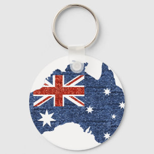 Porte-clés drapeau australien