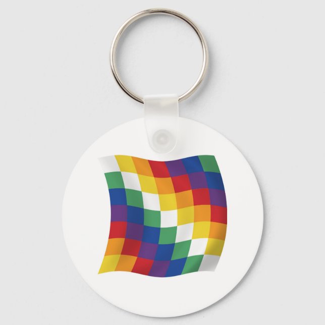 Porte-clés Drapeau Aymara (Recto)