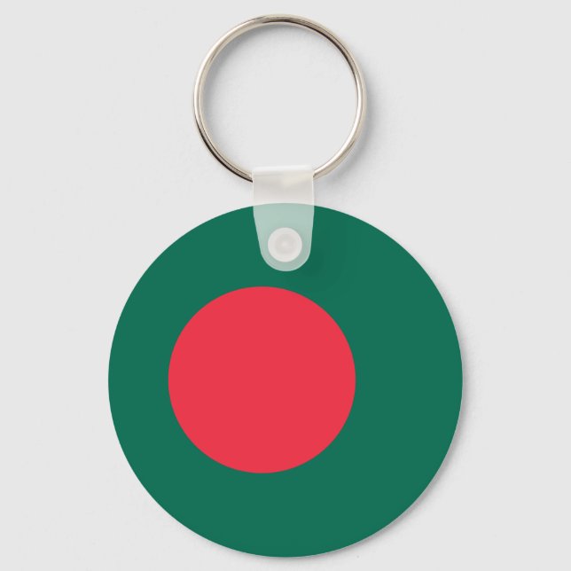 Porte-clés drapeau bangladais patriotique (Recto)