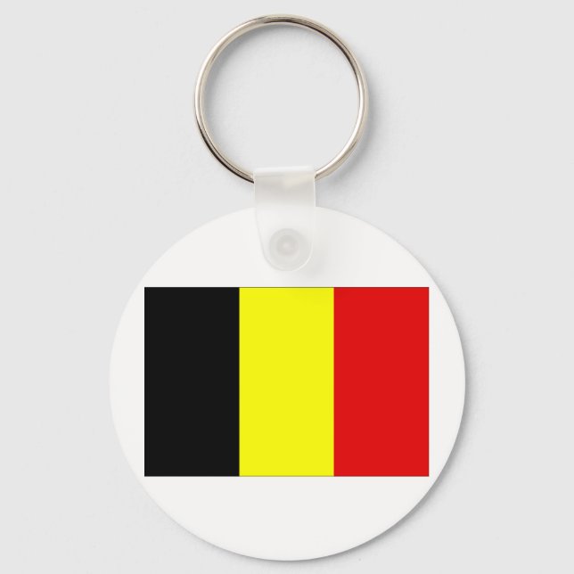 Porte-clés Drapeau Belgique (Recto)