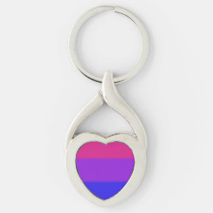 Porte-clés Drapeau bisexuel de fierté de Falln