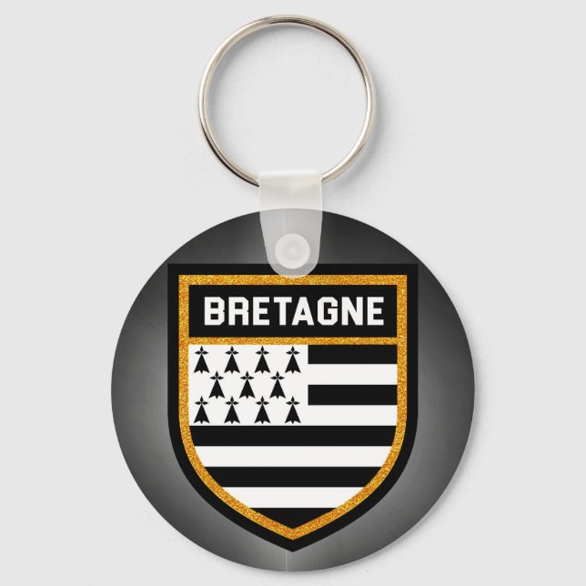 Porte-clés Drapeau Bretagne (Recto)