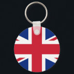 Porte-clés Drapeau britannique<br><div class="desc">Produits World Flag personnalisables - N'hésitez pas à ajouter votre propre texte.</div>