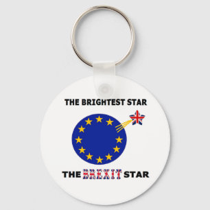 Porte-clés Drapeau britannique du porte - clé The Brexit Star