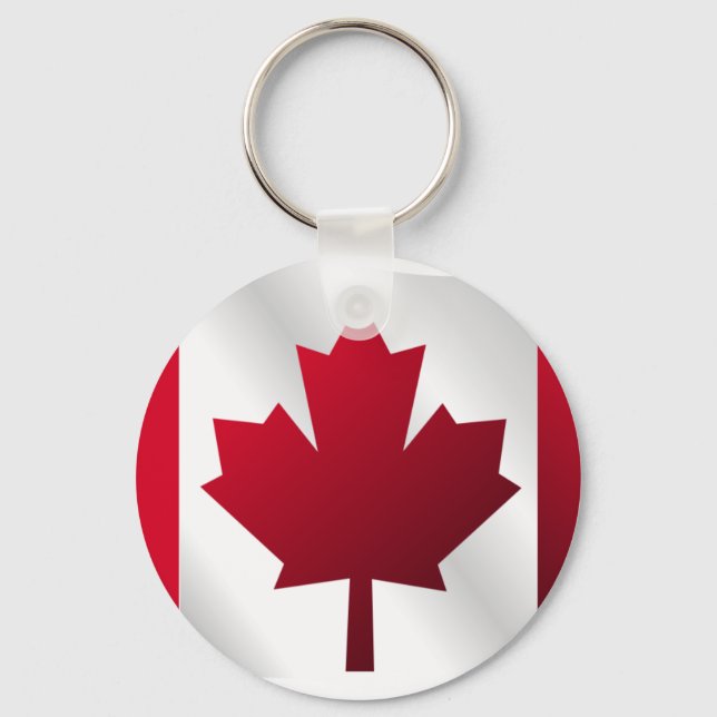 Porte-clés Drapeau canadien (Recto)