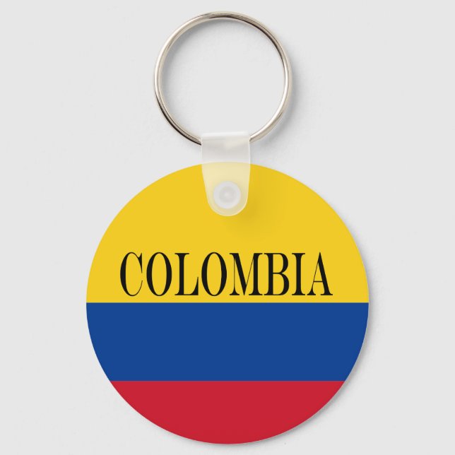 Porte-clés Drapeau Colombie - Bandera De Colombia (Recto)