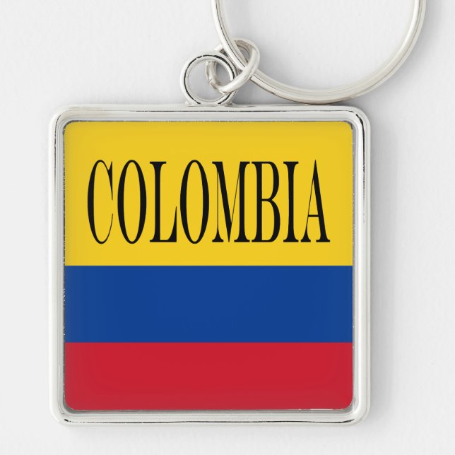 Porte-clés Drapeau Colombie - Bandera De Colombia (Devant)