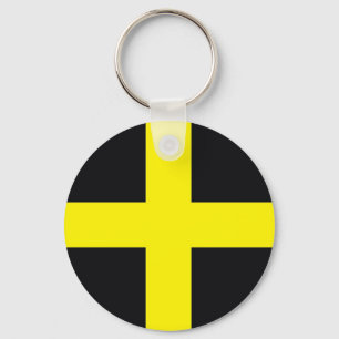 Porte-clés drapeau croisé Royaume-Uni Pays de Galles de David