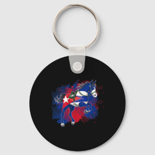 Porte-clés Drapeau Cuba équitation