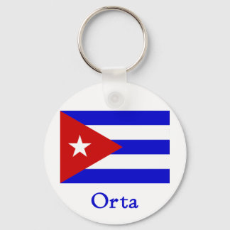 Porte-clés Drapeau cubain d'Orta