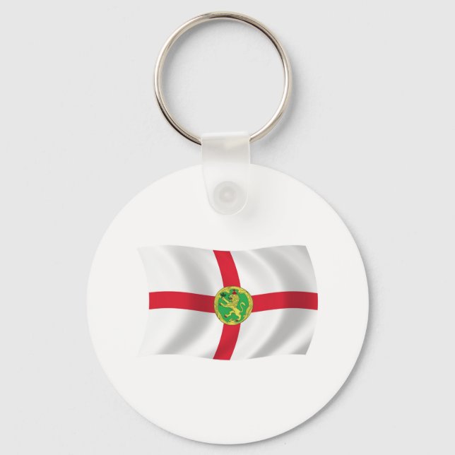 Porte-clés Drapeau d'Aurigny (Recto)