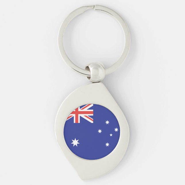 Porte-clés Drapeau d'Australie (Devant)