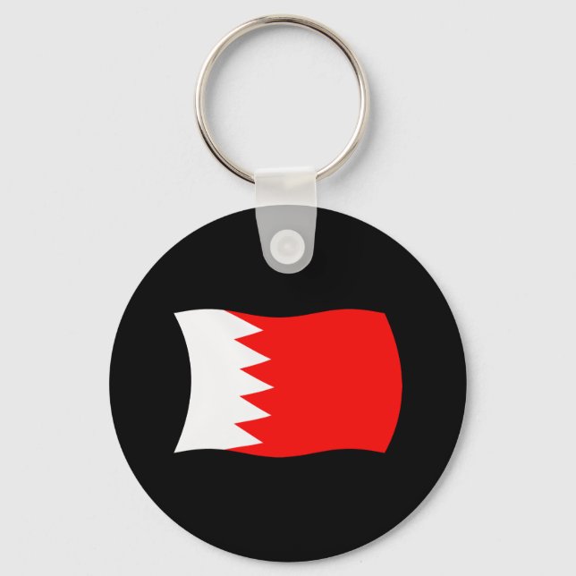 Porte-clés Drapeau de Bahreïn (Recto)