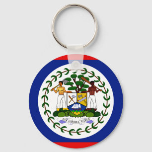 Porte-clés Drapeau de Belize