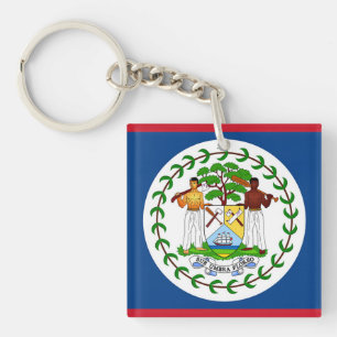 Porte-clés Drapeau de Belize