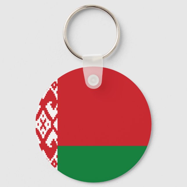 Porte-clés Drapeau de Biélorussie (Recto)