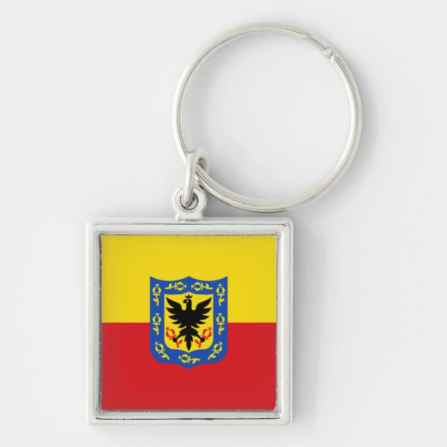 Porte-clés drapeau de Bogota, Colombie (Devant)