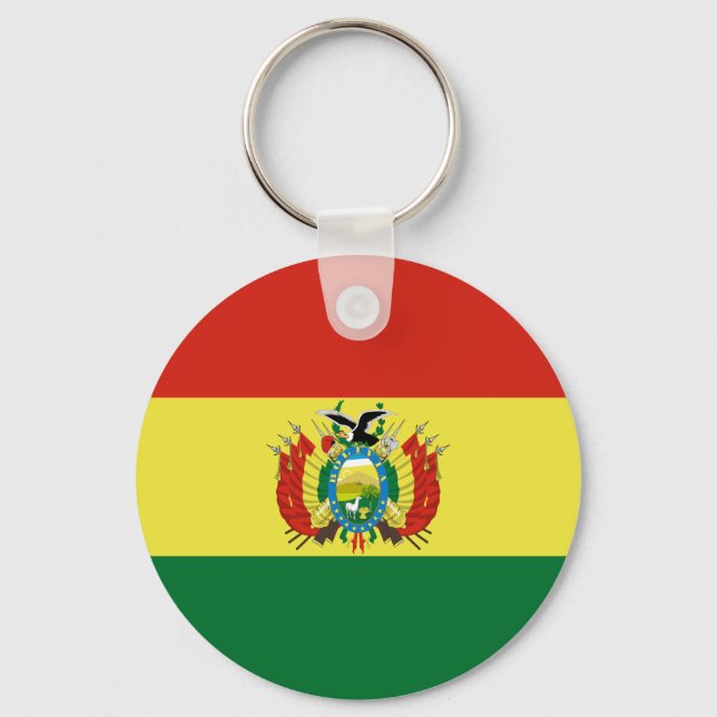 Porte-clés Drapeau de Bolivie (Recto)