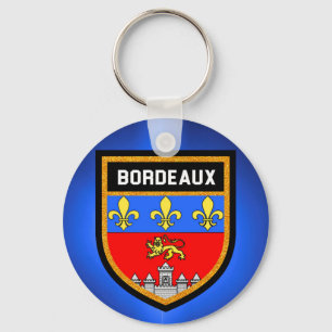 Porte-clés Drapeau de Bordeaux