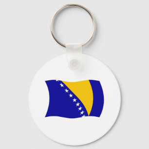 Porte-clés Drapeau de Bosnie-Herzégovine