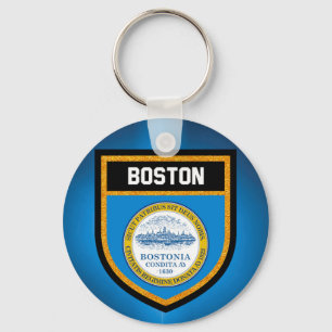 Porte-clés Drapeau de Boston