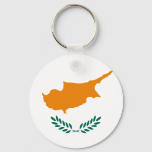 Porte-clés Drapeau de Chypre Porte - clé