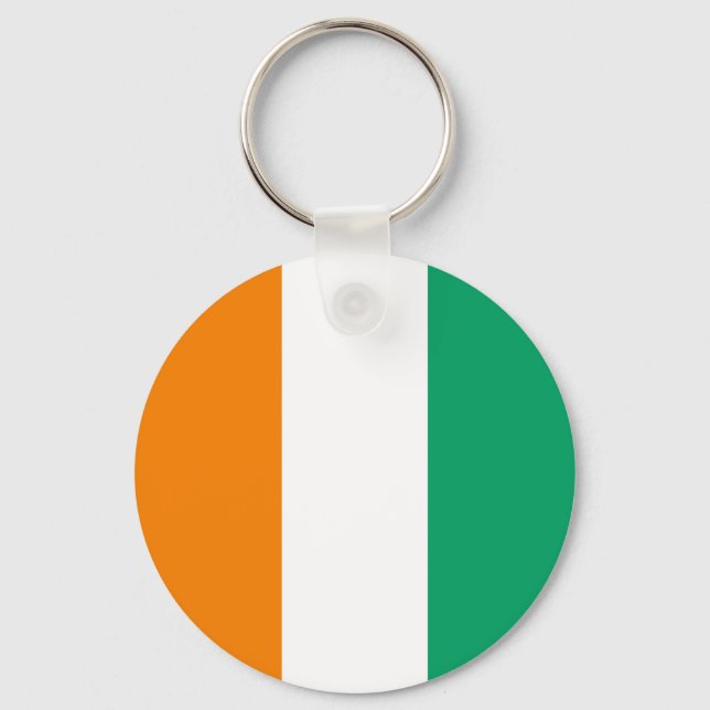 Porte-clés Drapeau de Côte d'Ivoire (Recto)